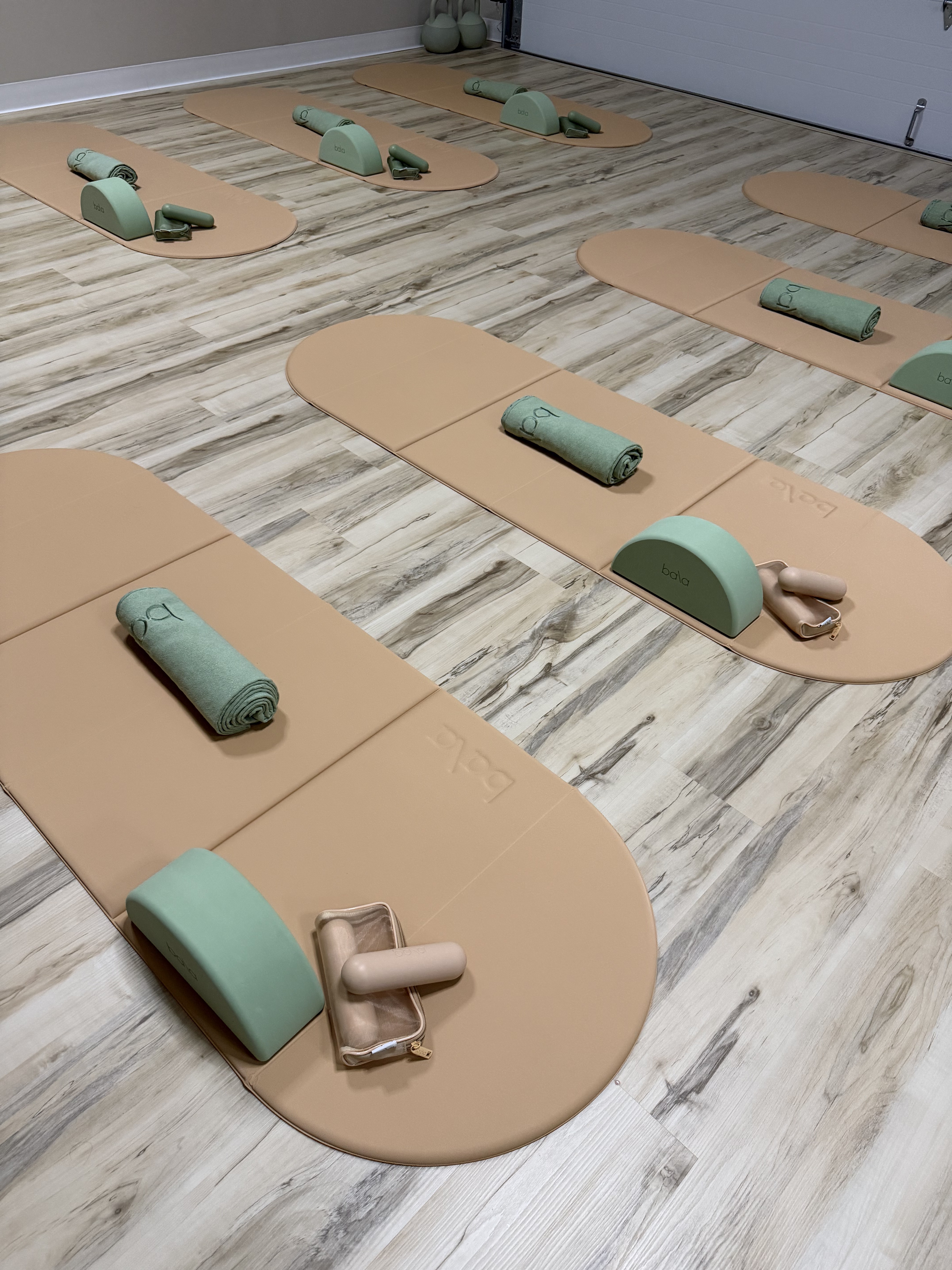 mats set & ready